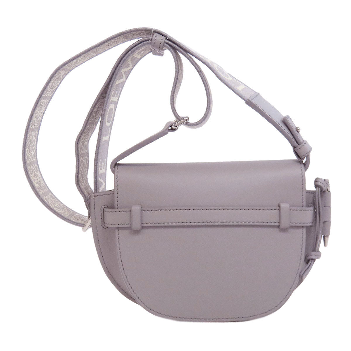 Loewe Shoulder Bag Calfskin Gray Gate Dual Women