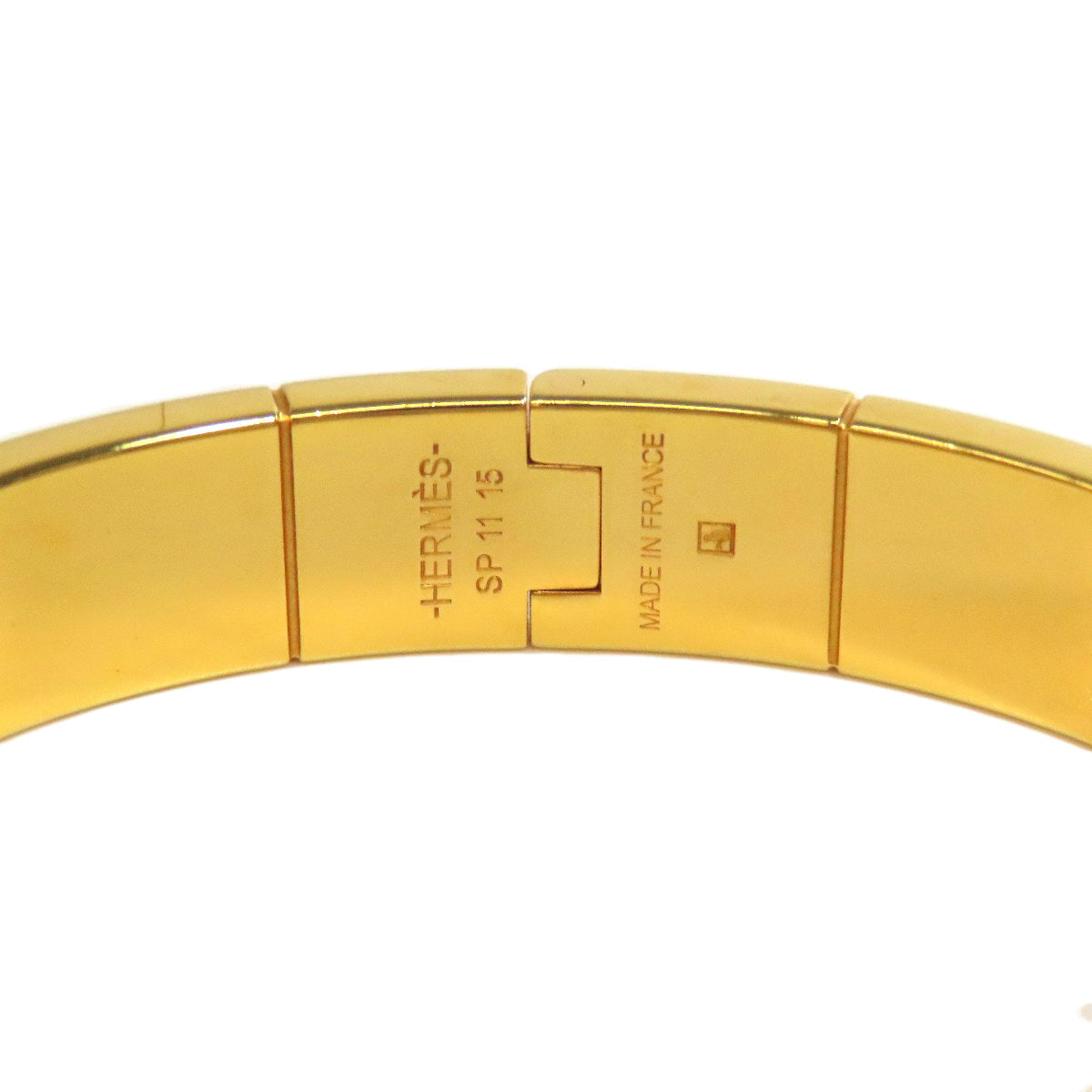 Hermes Bracelet Metallic Gold Chaniere Pm