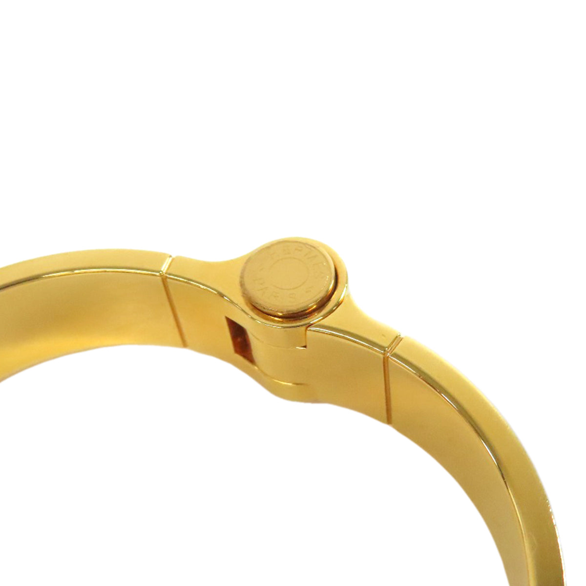 Hermes Bracelet Metallic Gold Chaniere Pm