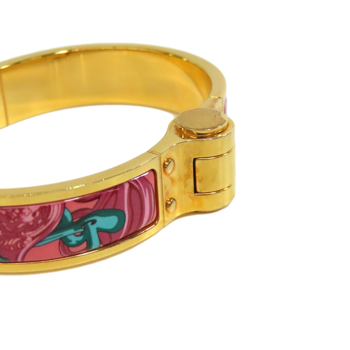 Hermes Bracelet Metallic Gold Chaniere Pm