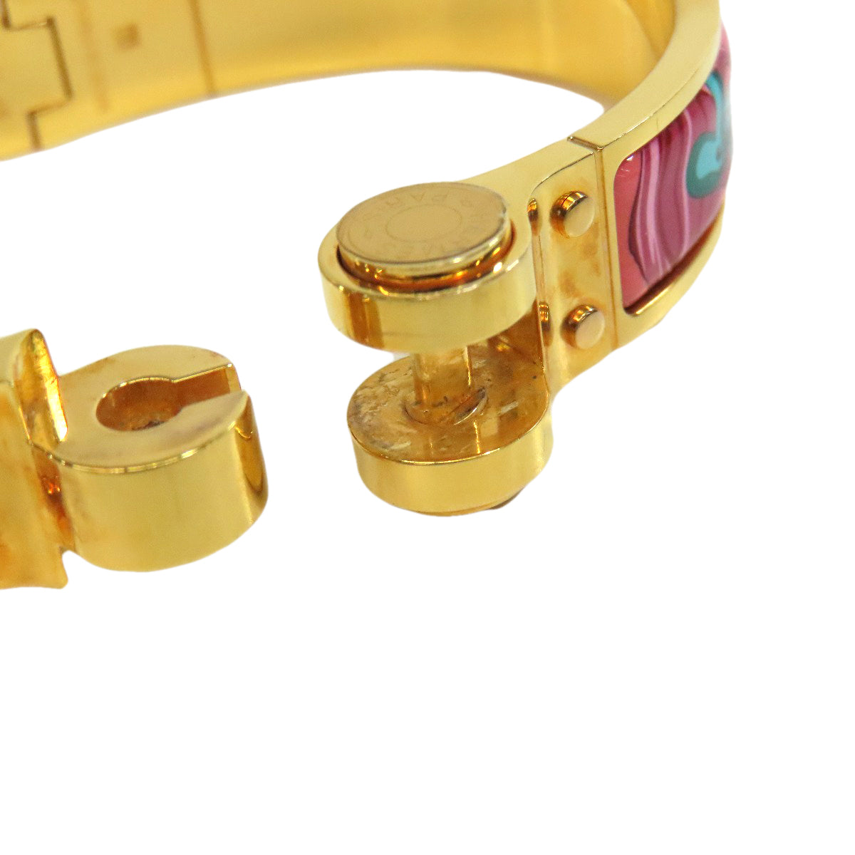 Hermes Bracelet Metallic Gold Chaniere Pm