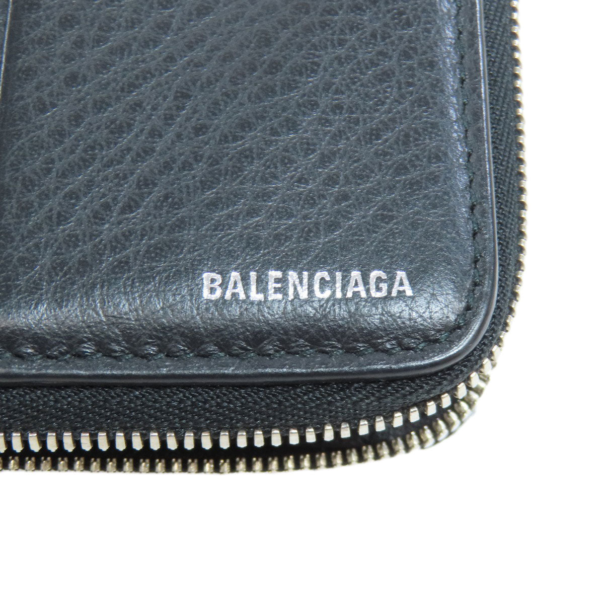 Balenciaga Bifold Wallet 551933 Leather Black Every Day Women(Unisex)