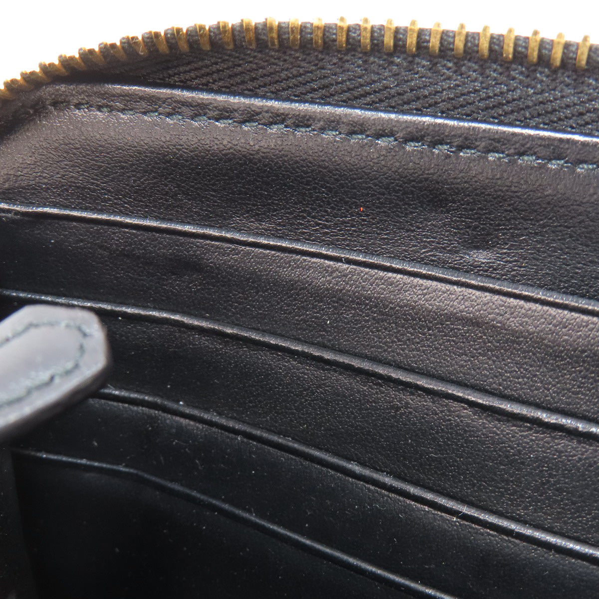 Prada Long Wallet Purse Nylon Black Logometal Women
