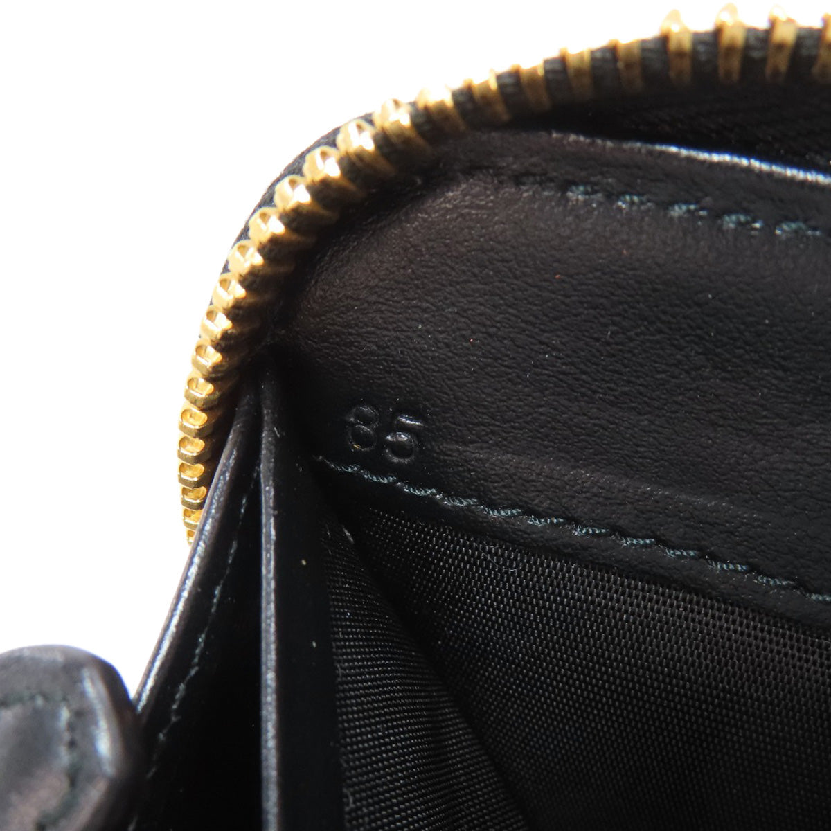 Prada Long Wallet Purse Nylon Black Logometal Women