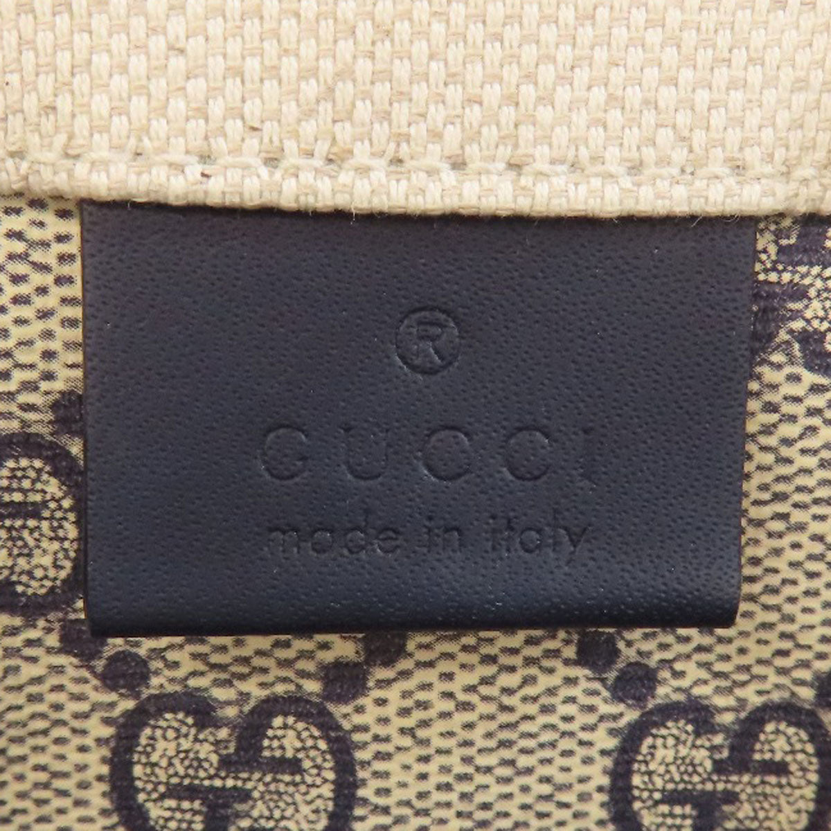 Gucci Handbag 772144 Canvas Beige Japan Exclusive Gucci Print Mini 2Way Women