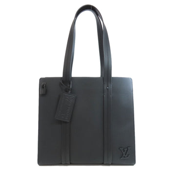 Louis Vuitton Tote Bag M57308 Grain Calfskin Leather Black Aerogram Takeoff Tote Women