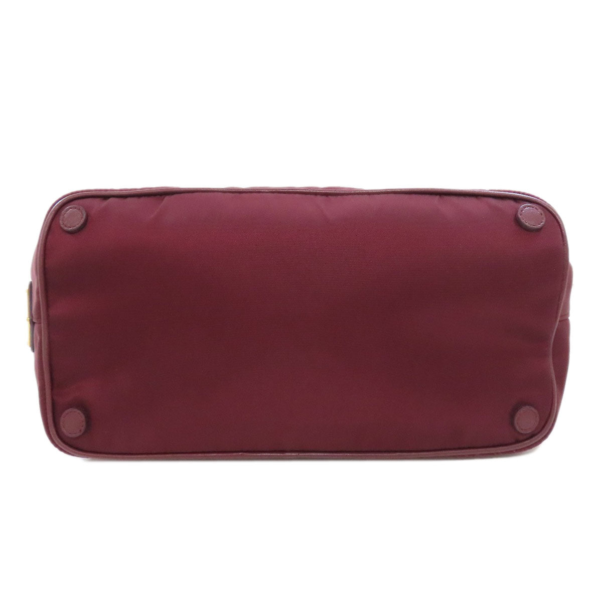 Prada Handbag 1Bg068 Nylon Red Ribbon Motif 2Way Women