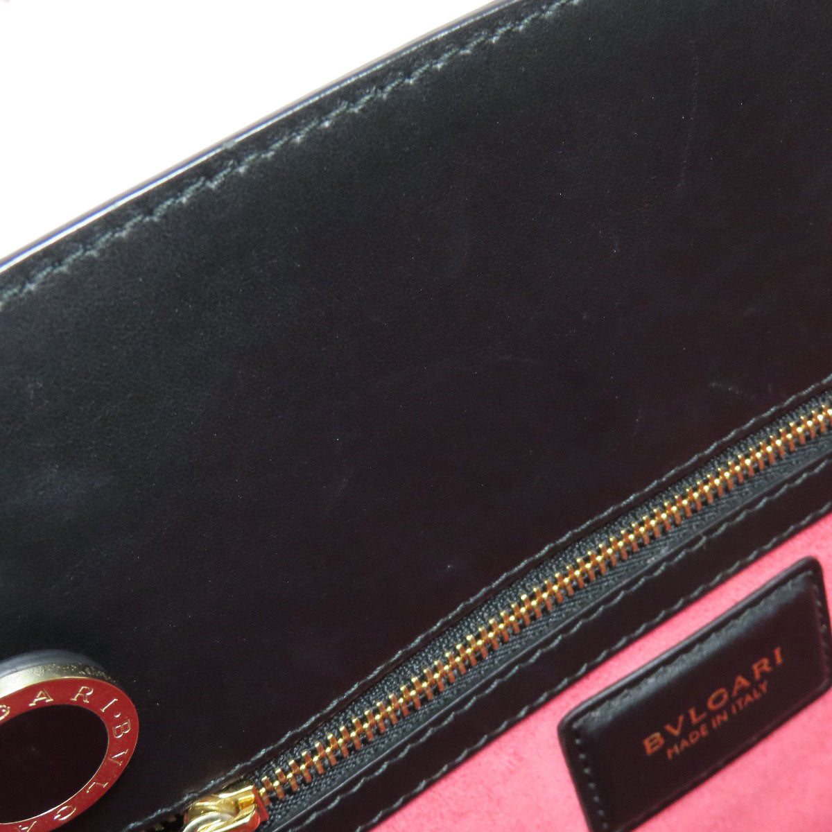 Bvlgari Tote Bag Leather Beige 2Way