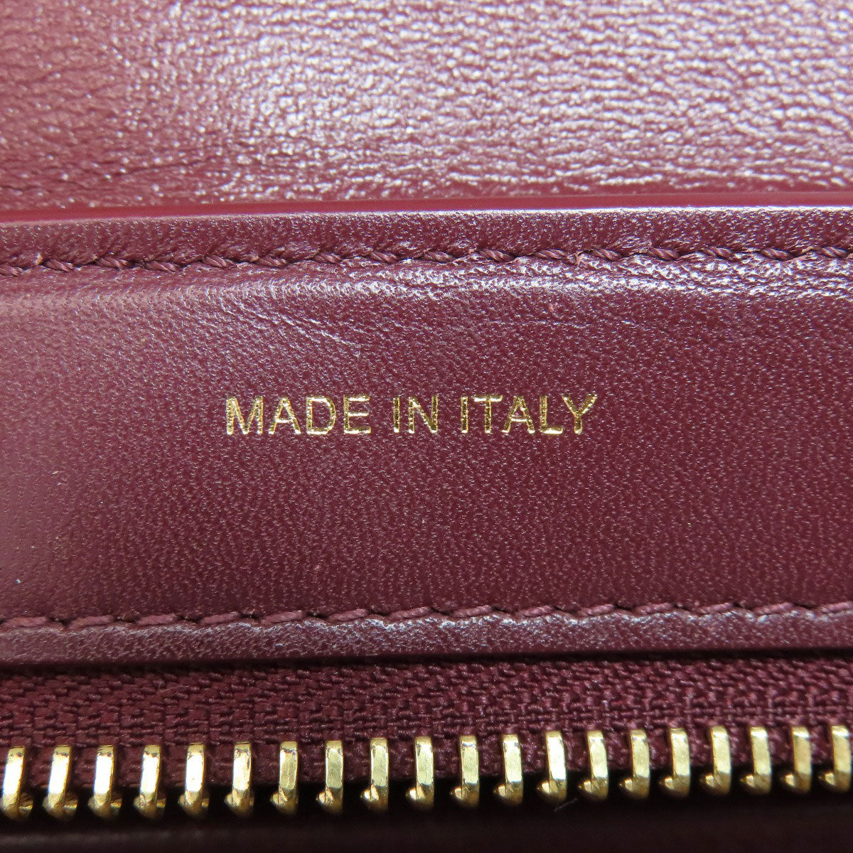 Celine Handbag Leather Red Trapeze 2Way Women