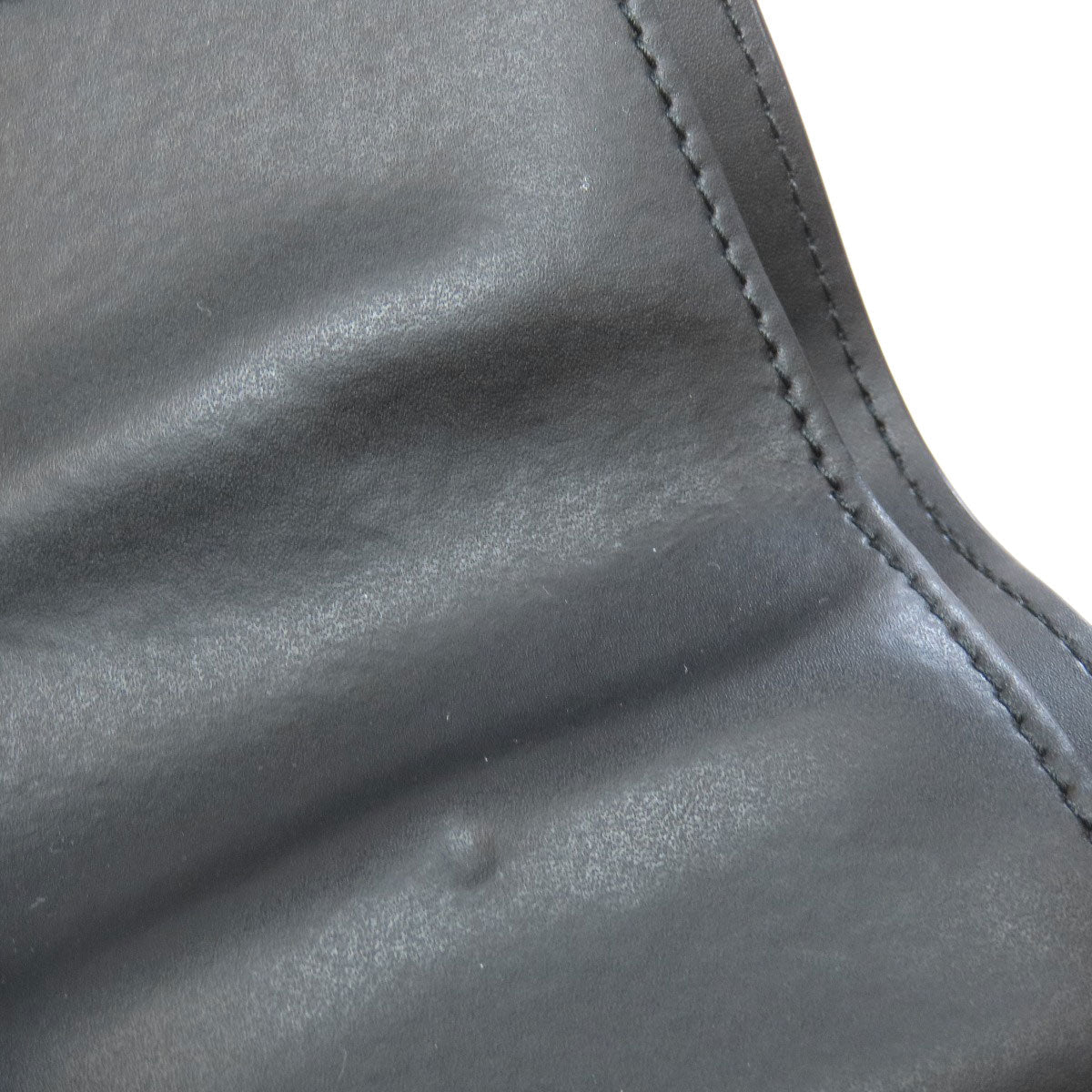 Valentino Bifold Wallet Leather Black Logo Tri-Fold Wallet Women