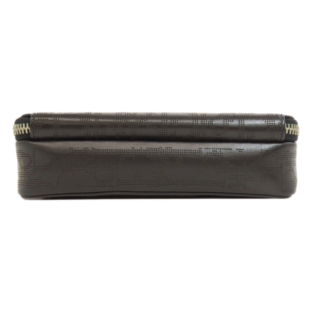 Christian Dior Shoulder Bag Leather Black Trotter Pattern Women