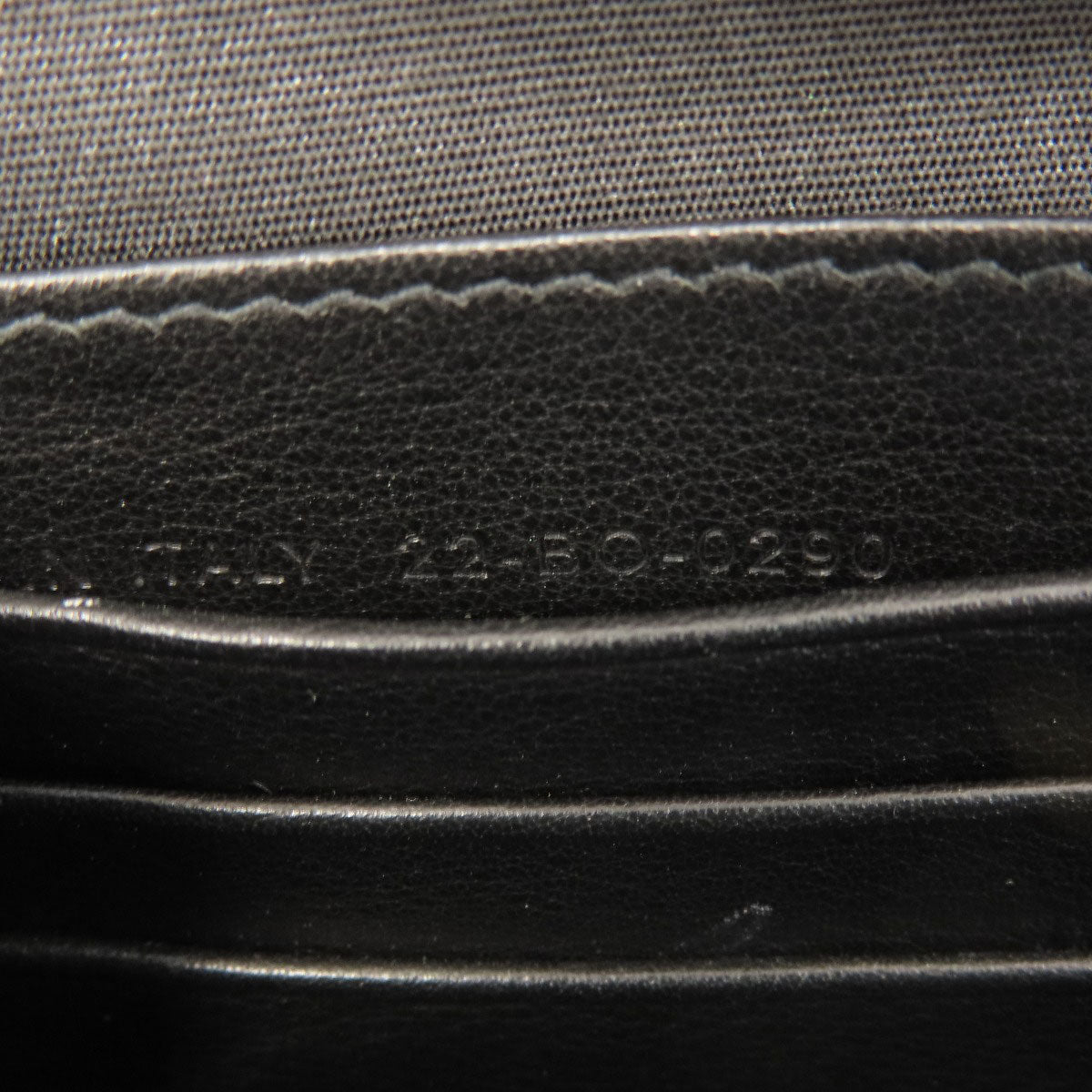 Christian Dior Shoulder Bag Leather Black Trotter Pattern Women