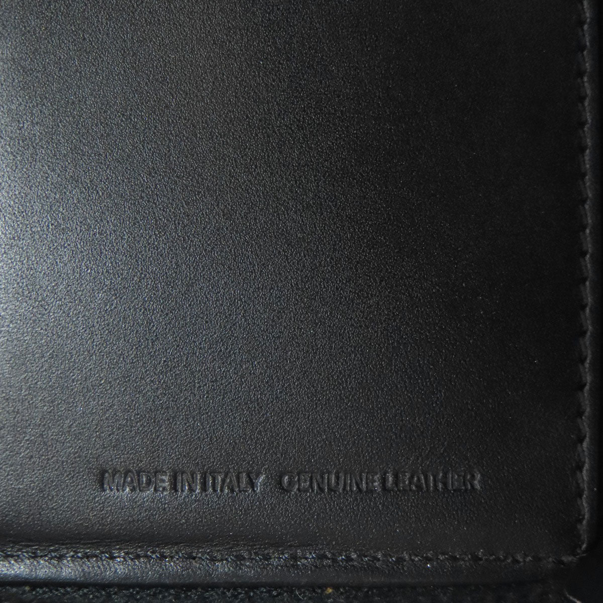 Maison Margiela Long Wallet Purse Leather Black Logo Women