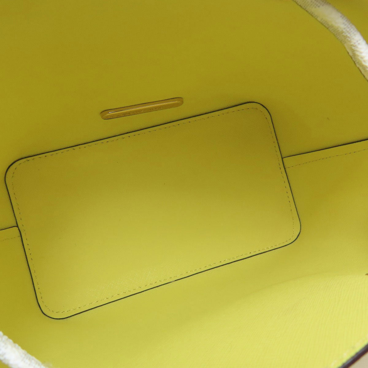 Michael Kors Handbag Leather Yellow 2Way Women