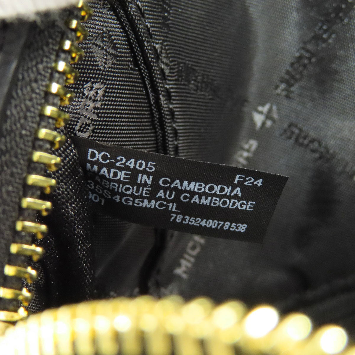 Michael Kors Shoulder Bag Leather Black Logo Women
