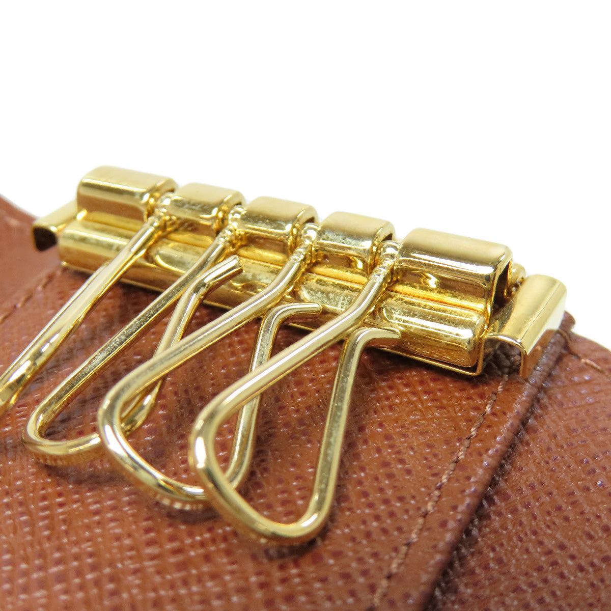 Louis Vuitton Key Case Key Holder M62631 Monogram Canvas Brown Multicles Women(Unisex)