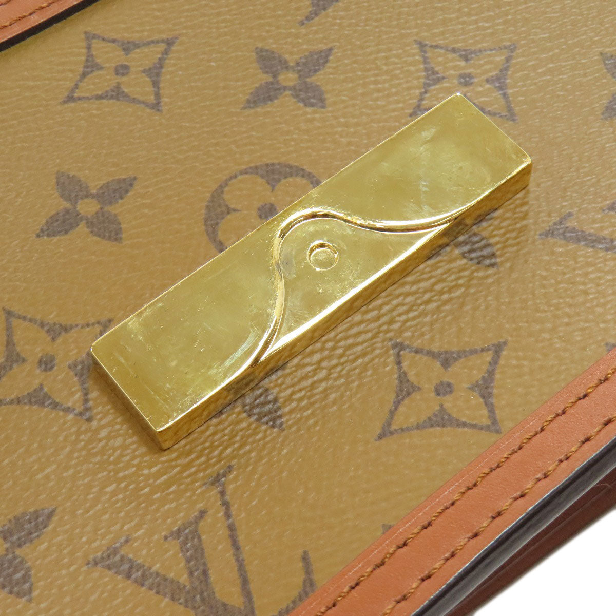 Louis Vuitton Shoulder Bag M45959 Monogram Reverse Brown Daufine Mini Women