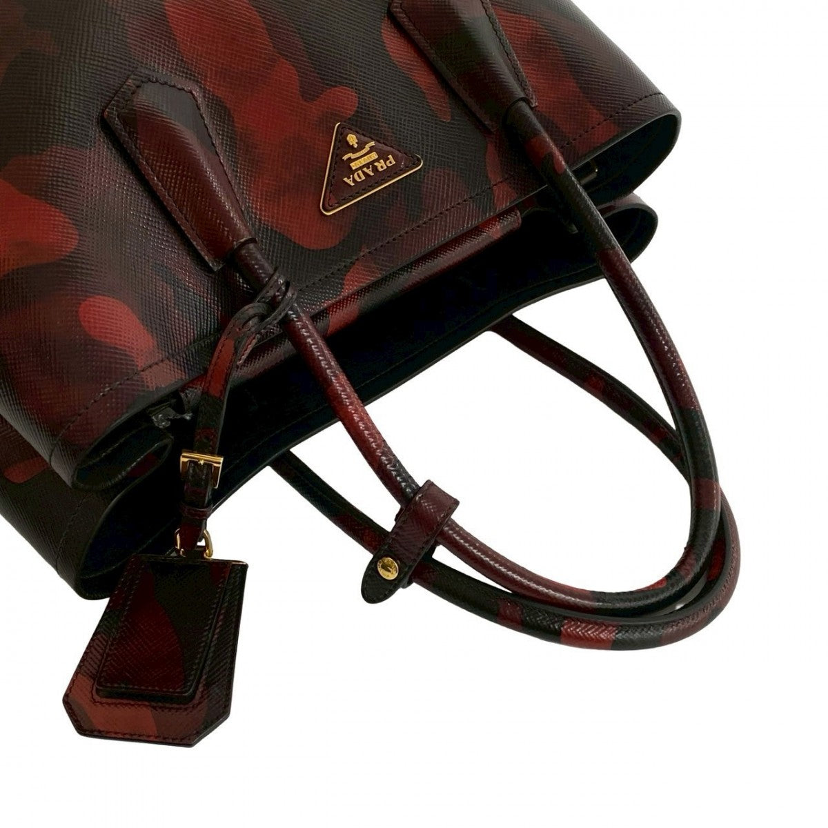 Prada Shoulder Bag Leather Black