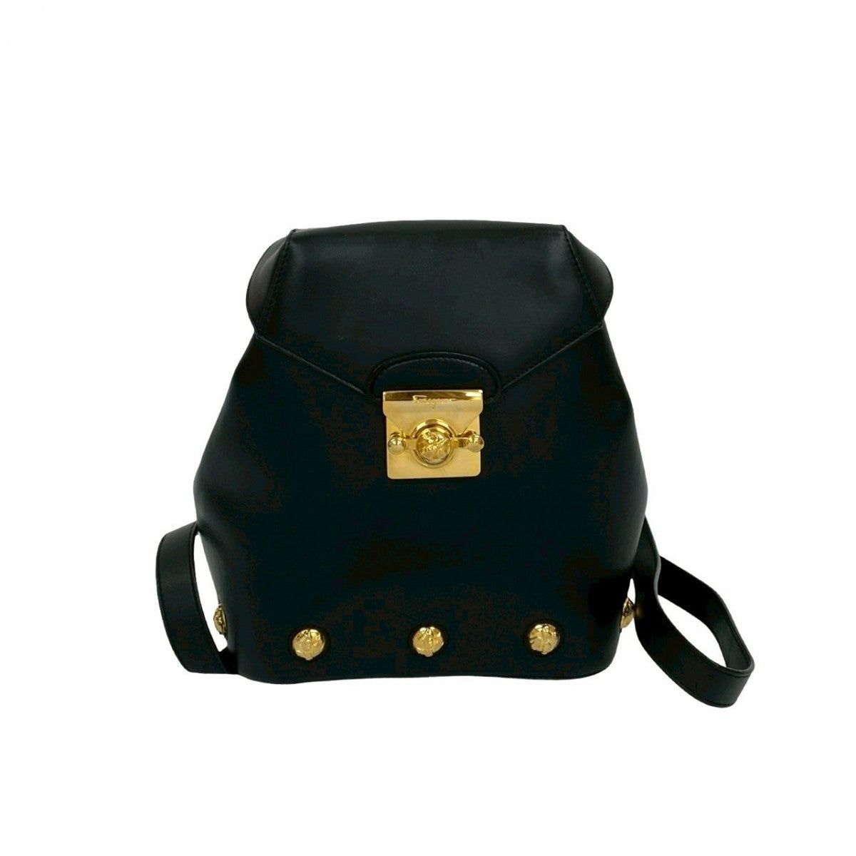 Salvatore Ferragamo Backpack Leather Black
