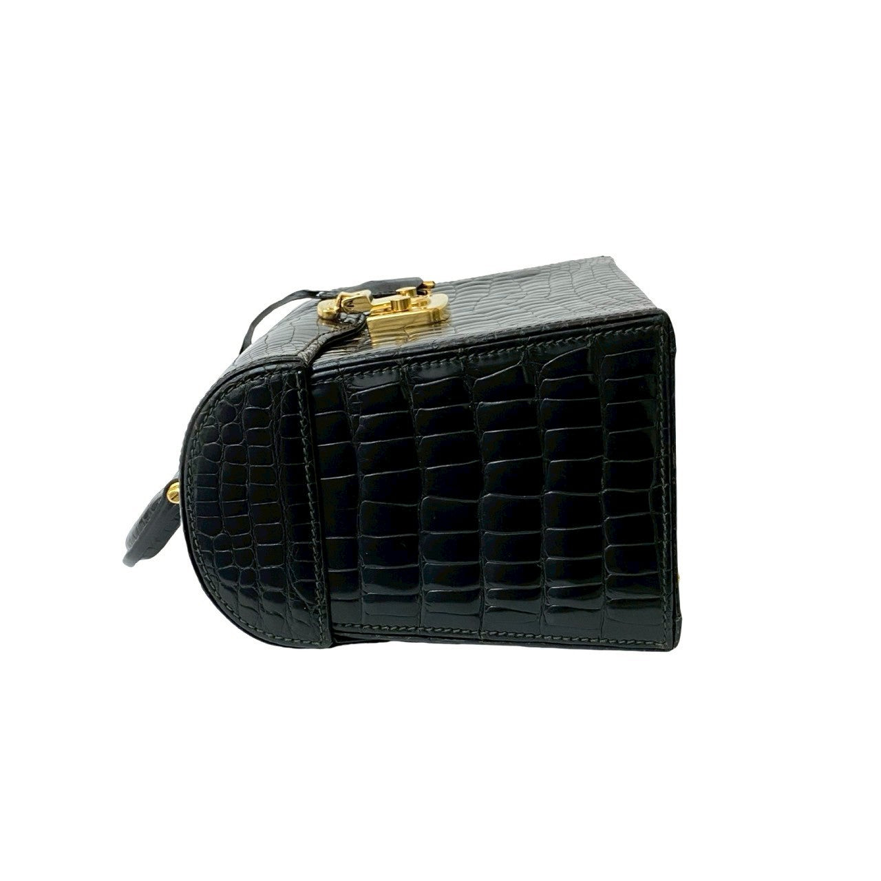 Gucci Handbag Leather Black Ready Lock