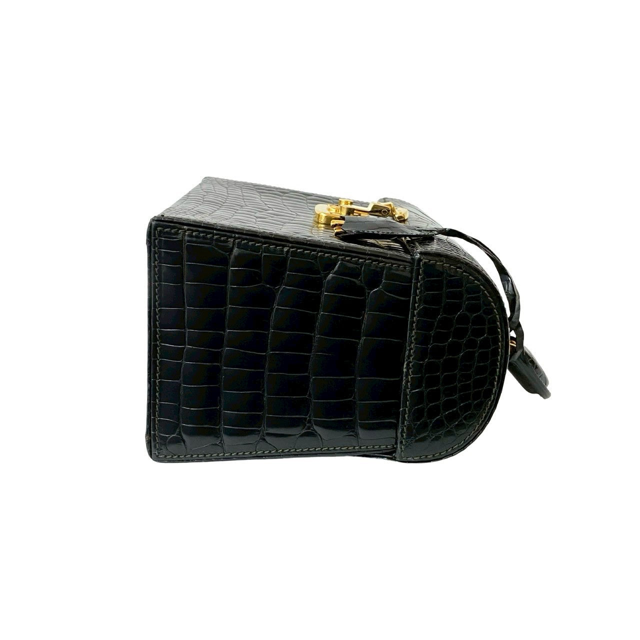 Gucci Handbag Leather Black Ready Lock