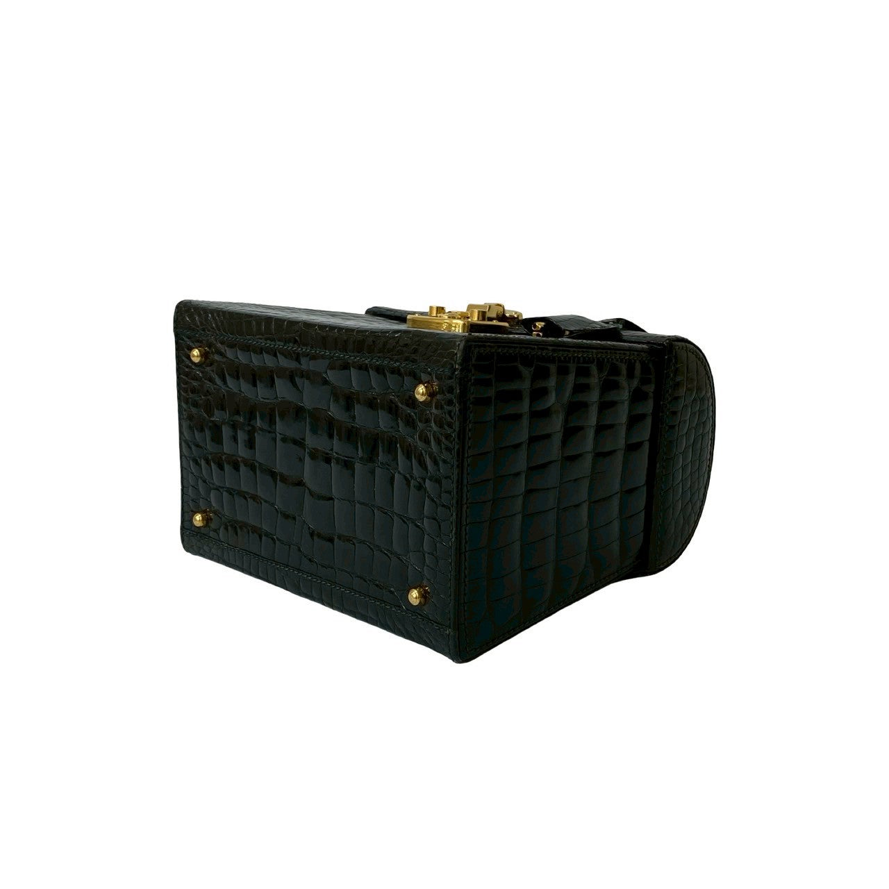 Gucci Handbag Leather Black Ready Lock