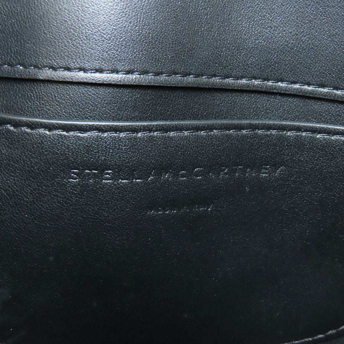 Stella Mccartney Shoulder Bag Polyurethane Beige Logo Women