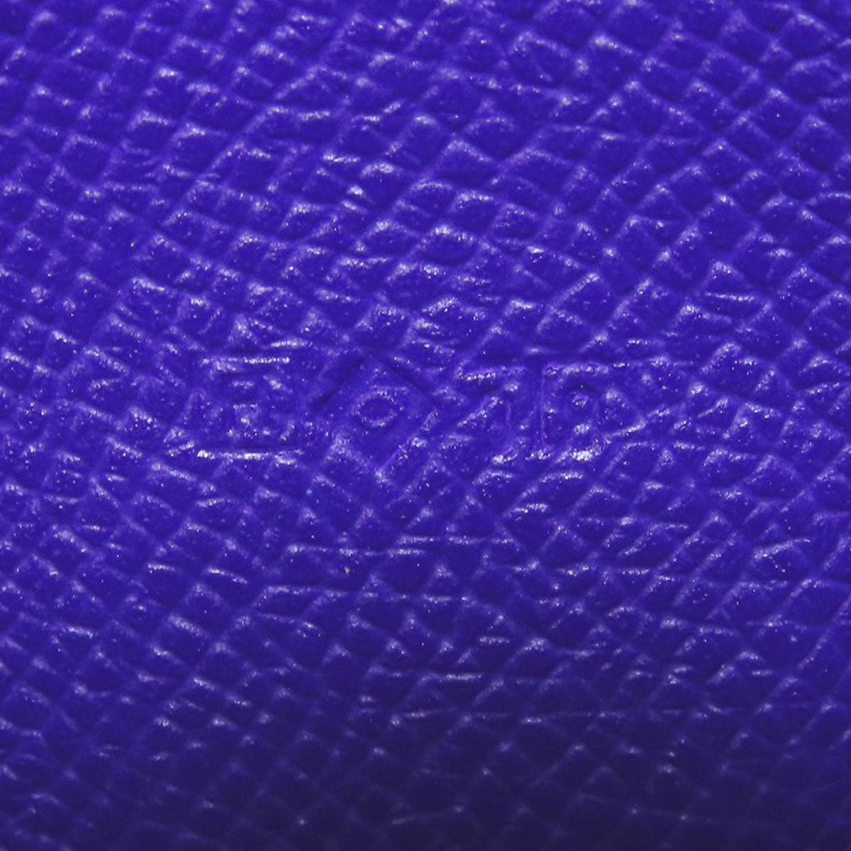 Hermes Long Wallet Purse Epsom Purple Bearn Soufflet Blue Electric Silver Metal Women