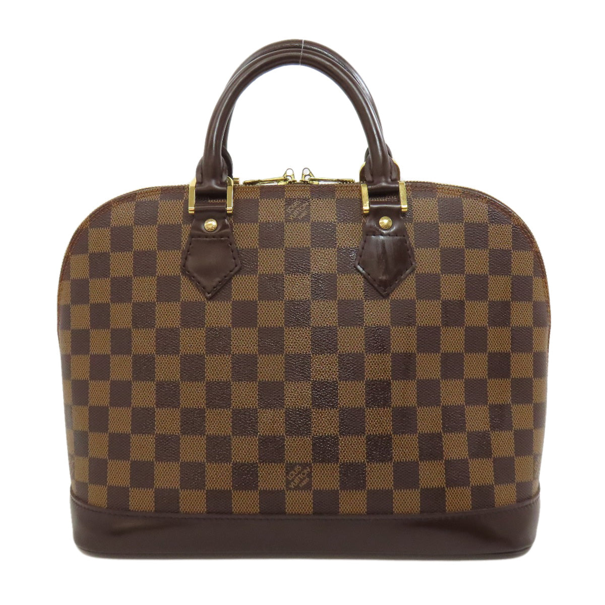 Louis Vuitton Handbag N51131 Damier Canvas Brown Alma Pm Women
