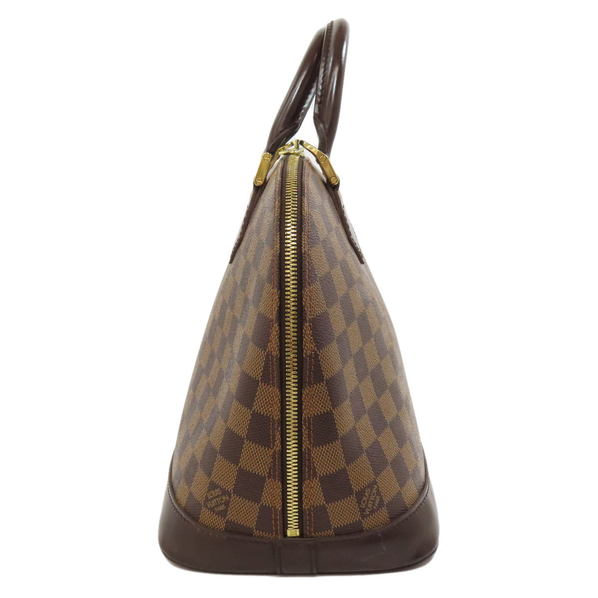Louis Vuitton Handbag N51131 Damier Canvas Brown Alma Pm Women