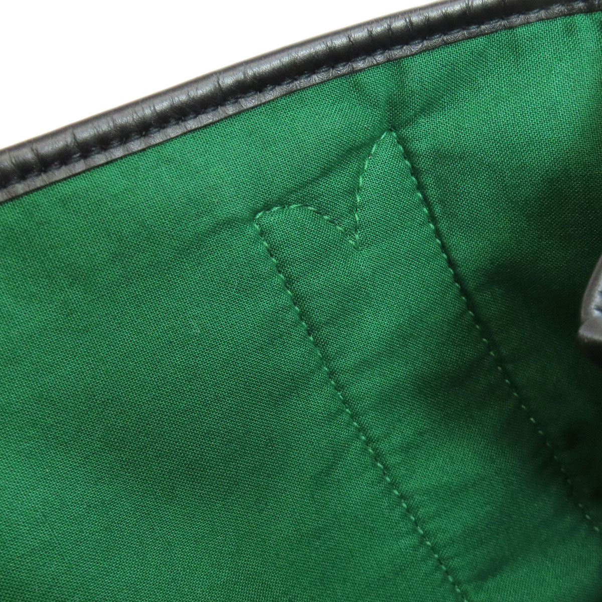 Balenciaga Handbag 339933 Wool Green Navy Kabas S Women