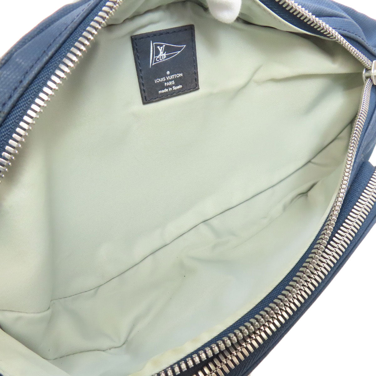 Louis Vuitton Hip Bag M80706 Nylon Navy Louis Vuitton Cup Misen Women