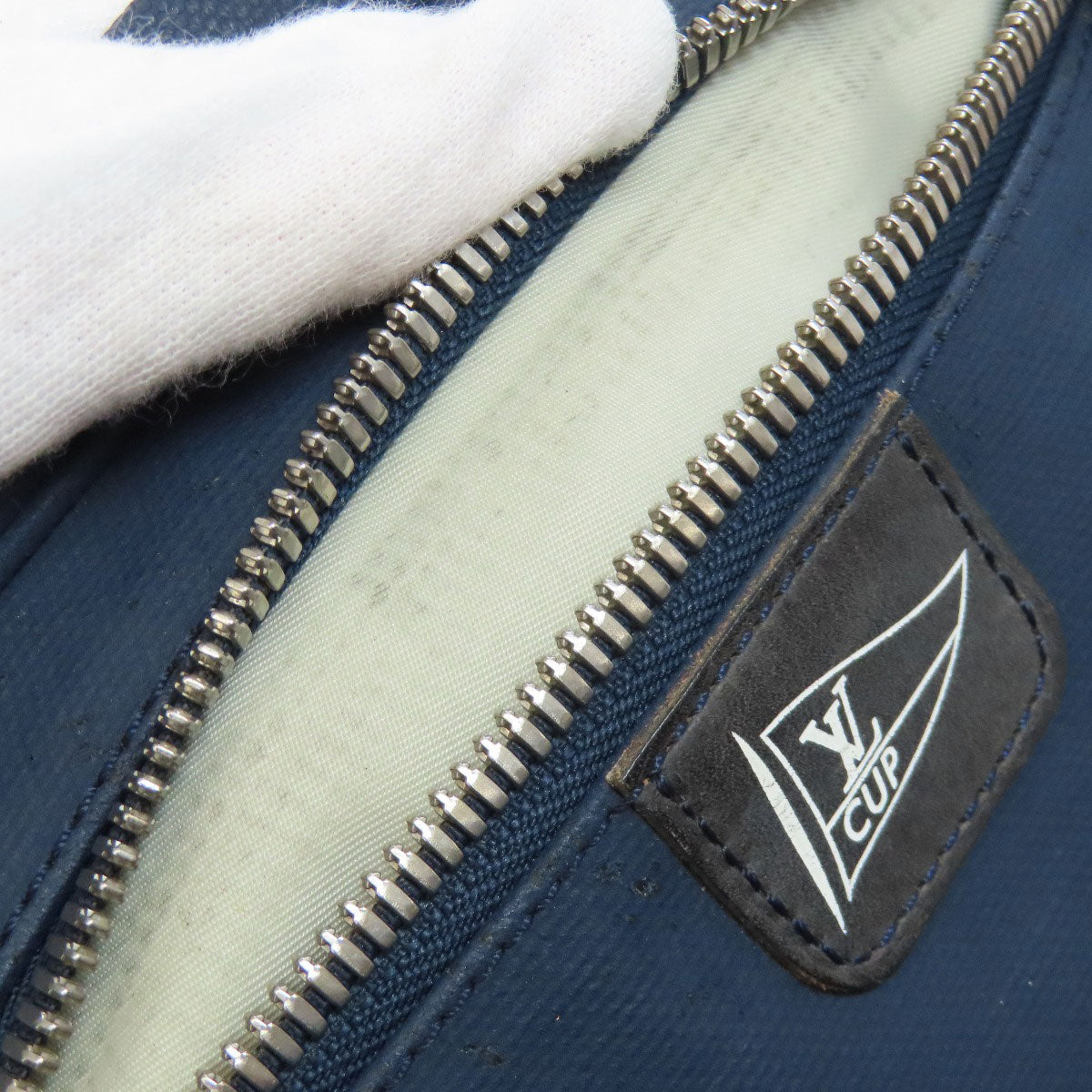 Louis Vuitton Hip Bag M80706 Nylon Navy Louis Vuitton Cup Misen Women