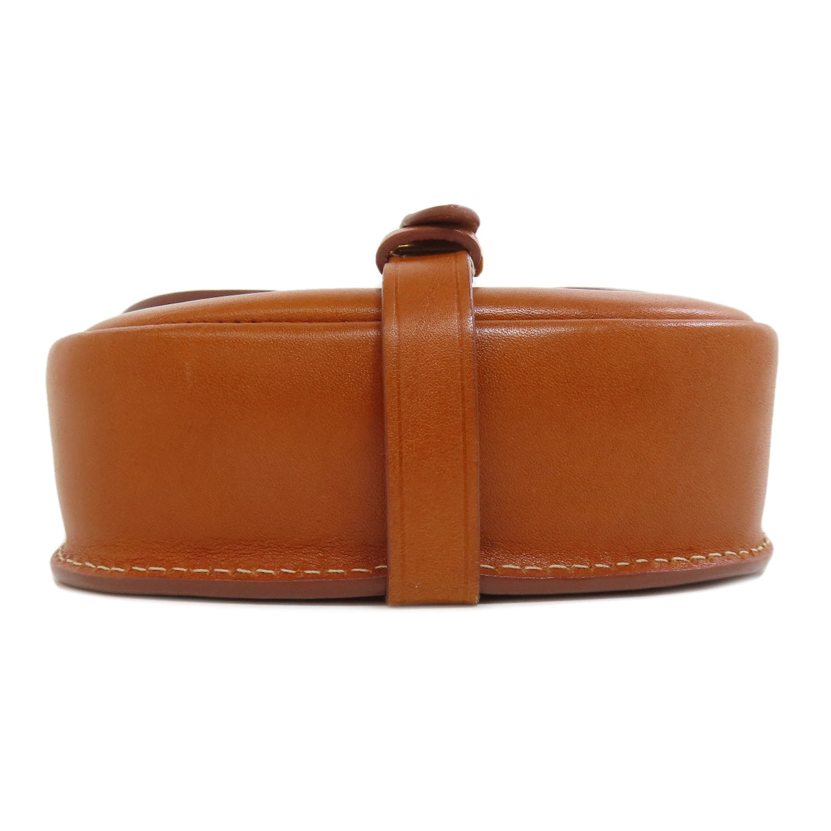 Saint Laurent Shoulder Bag Leather Brown Logo Women