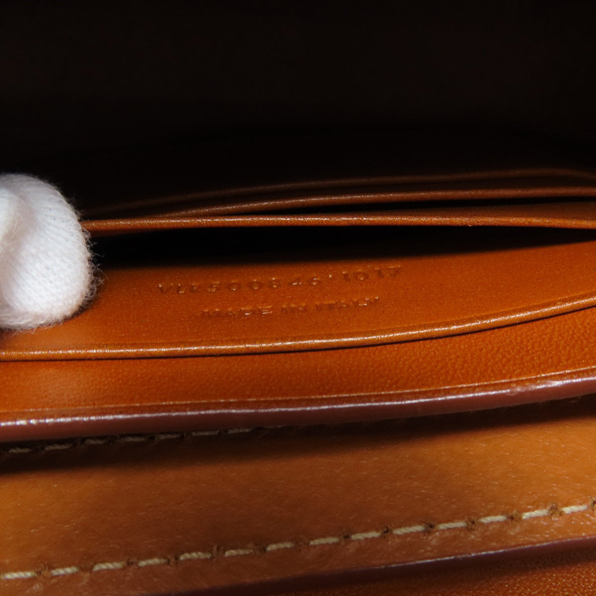 Saint Laurent Shoulder Bag Leather Brown Logo Women