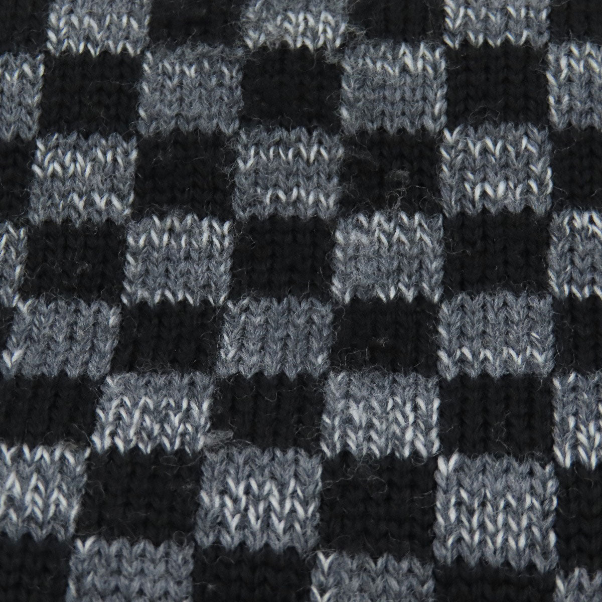 Louis Vuitton Scarf M72929 Wool Black Echarpe Flocon Women