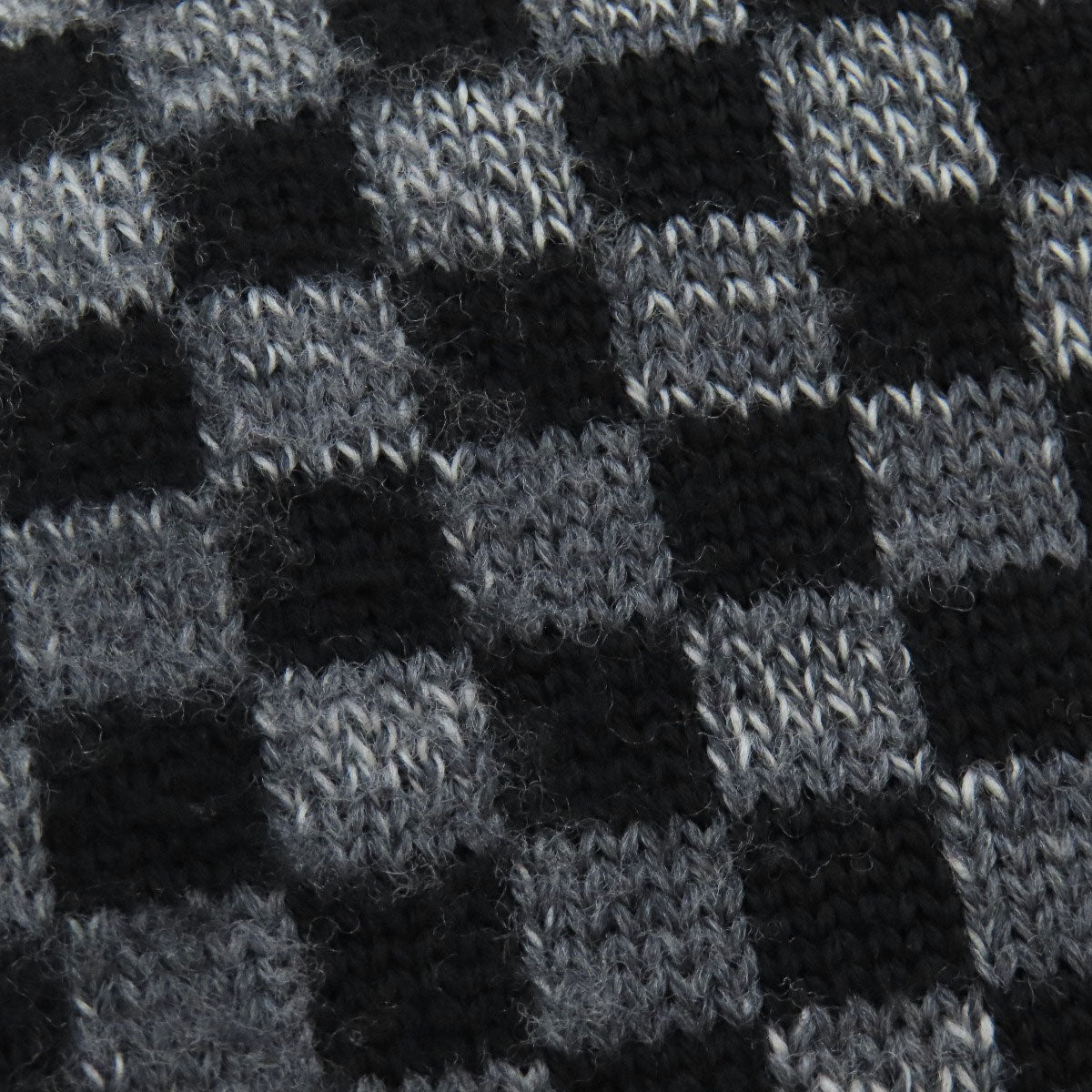 Louis Vuitton Scarf M72929 Wool Black Echarpe Flocon Women