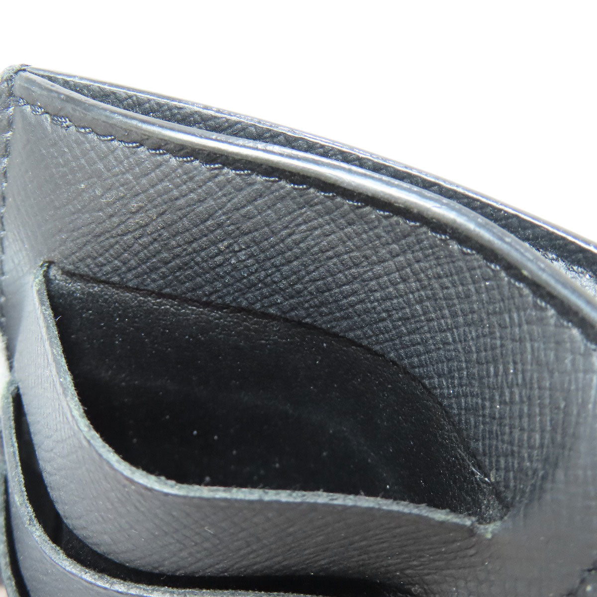 Louis Vuitton Coin Case N64038 Damier Canvas Black Coin Card Holder Mens