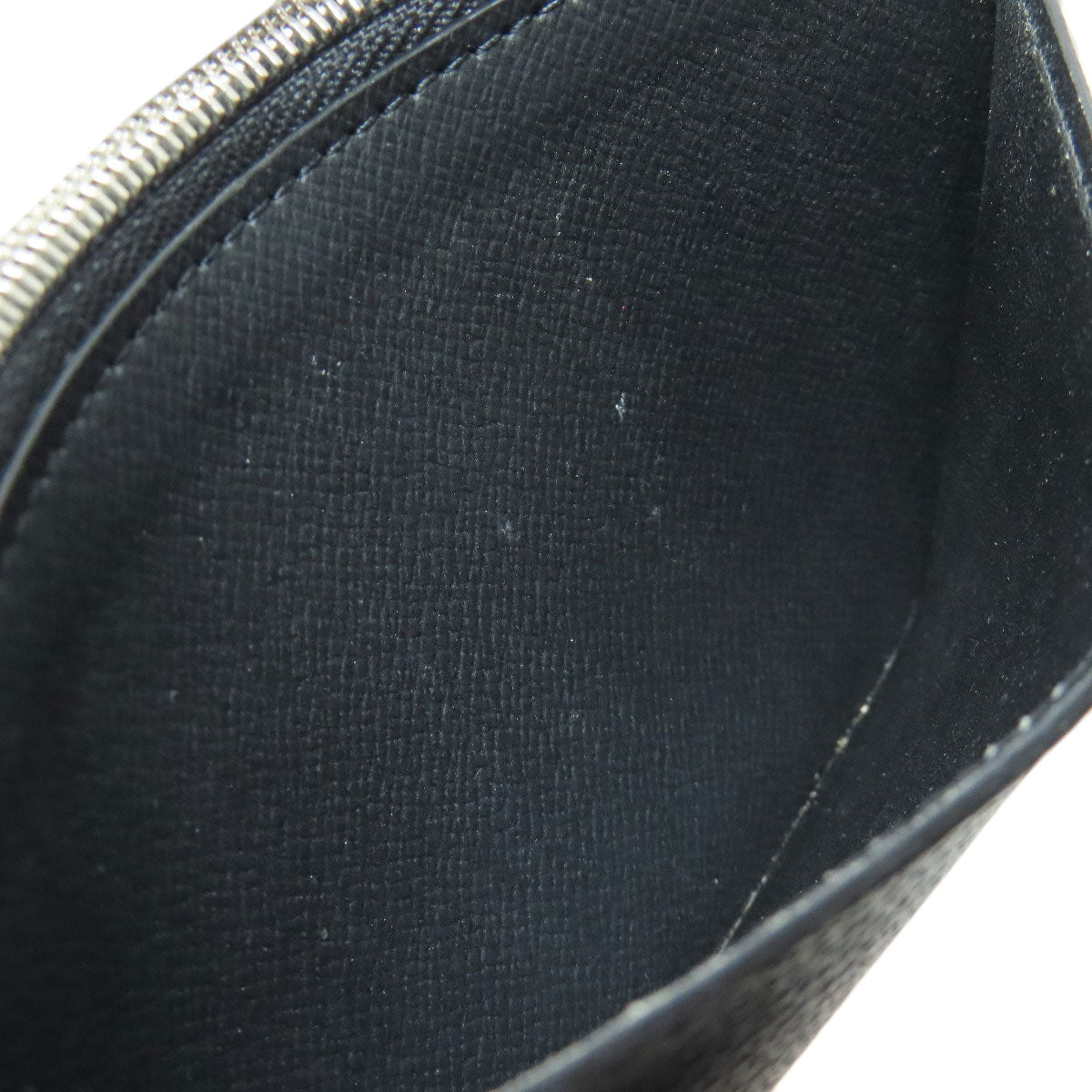 Louis Vuitton Coin Case N64038 Damier Canvas Black Coin Card Holder Mens