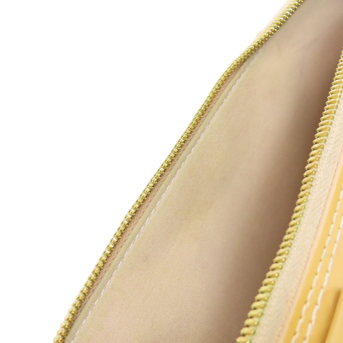 Louis Vuitton Handbag M91610 Vernis Yellow Alma Mm Women