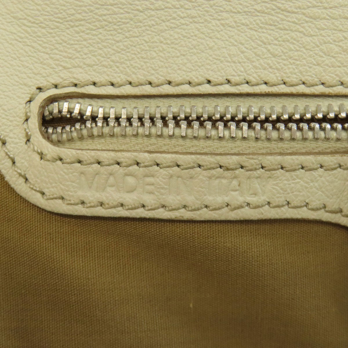 Tods Tote Bag Leather White Logo