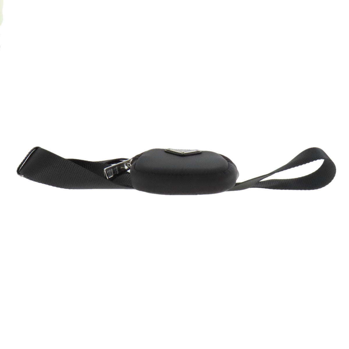 Prada Hip Bag Nylon Black Logometal Women