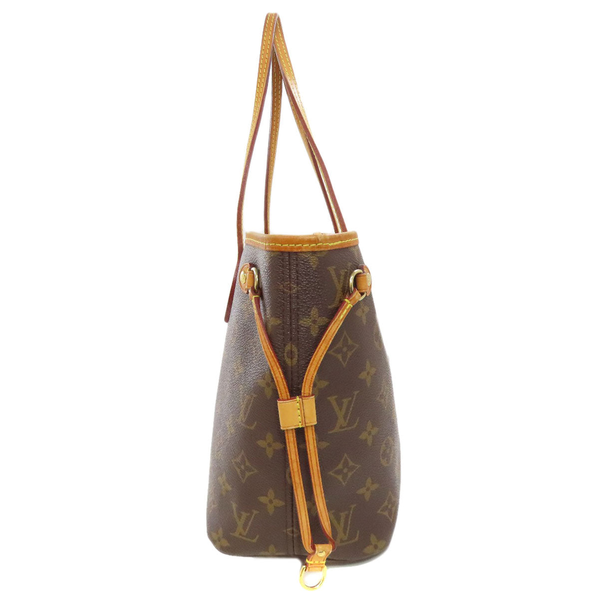 Louis Vuitton Tote Bag M41245 Monogram Canvas Brown Never Full Pm Women
