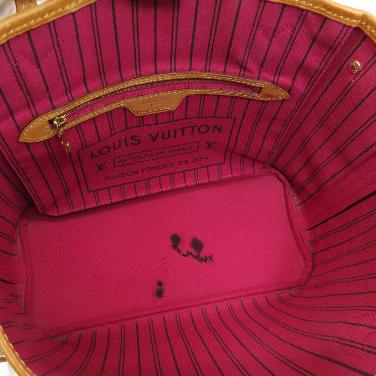 Louis Vuitton Tote Bag M41245 Monogram Canvas Brown Never Full Pm Women