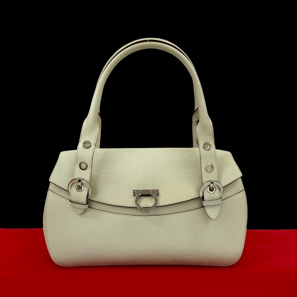 Salvatore Ferragamo Handbag Leather White
