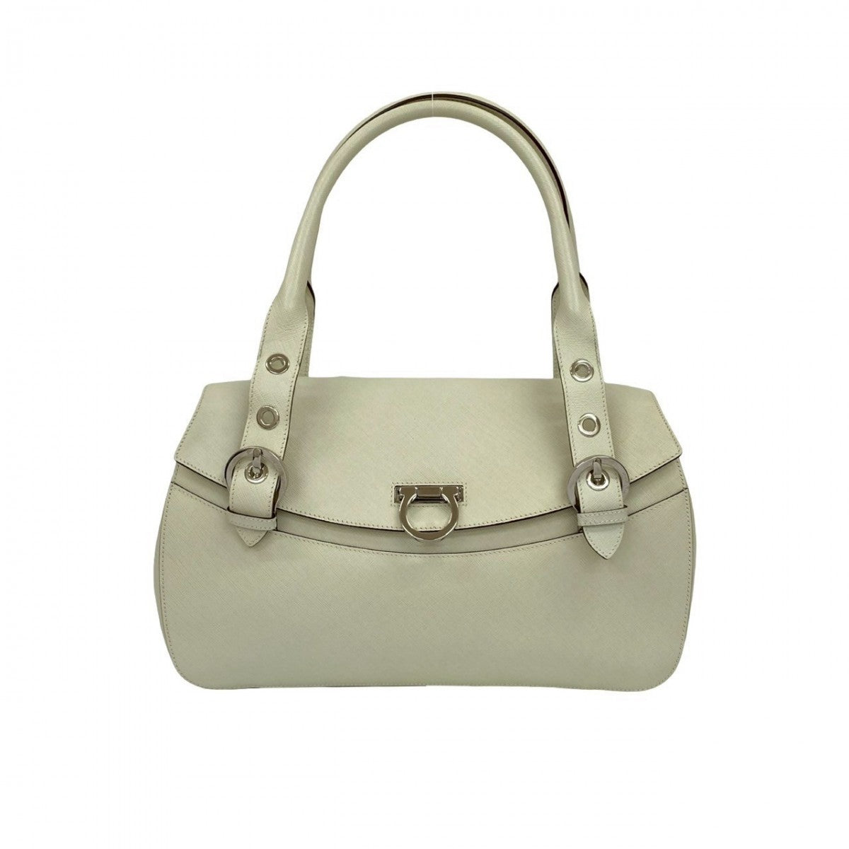 Salvatore Ferragamo Handbag Leather White