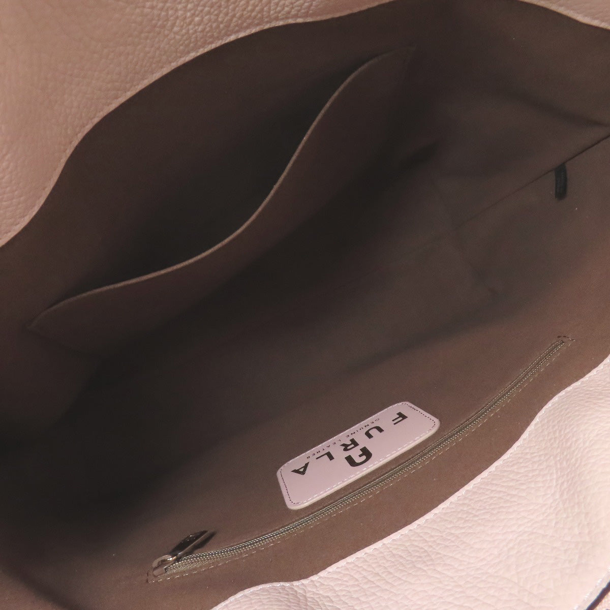 Furla Tote Bag Leather Pink Logo Women