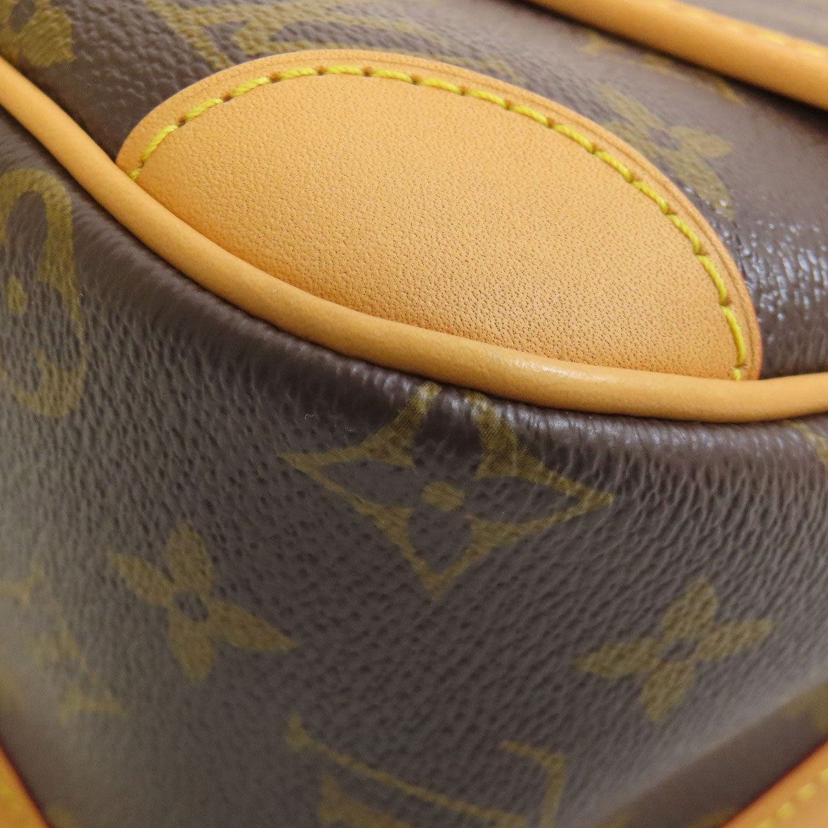 Louis Vuitton Shoulder Bag M46049 Monogram Canvas Brown Diane Nm Pm Women
