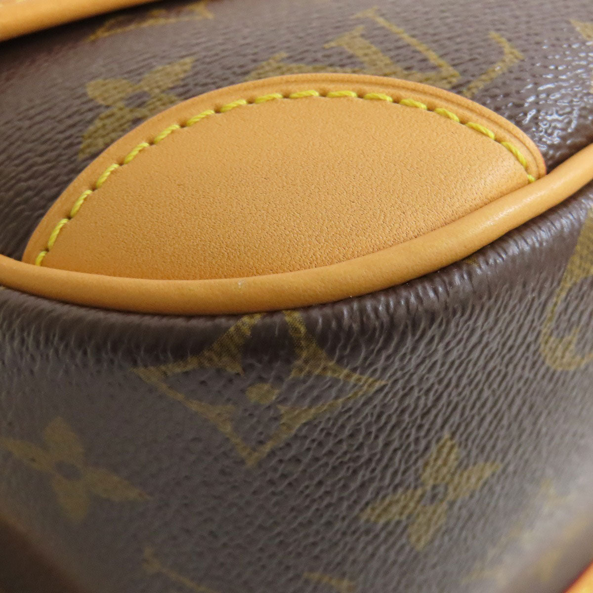 Louis Vuitton Shoulder Bag M46049 Monogram Canvas Brown Diane Nm Pm Women