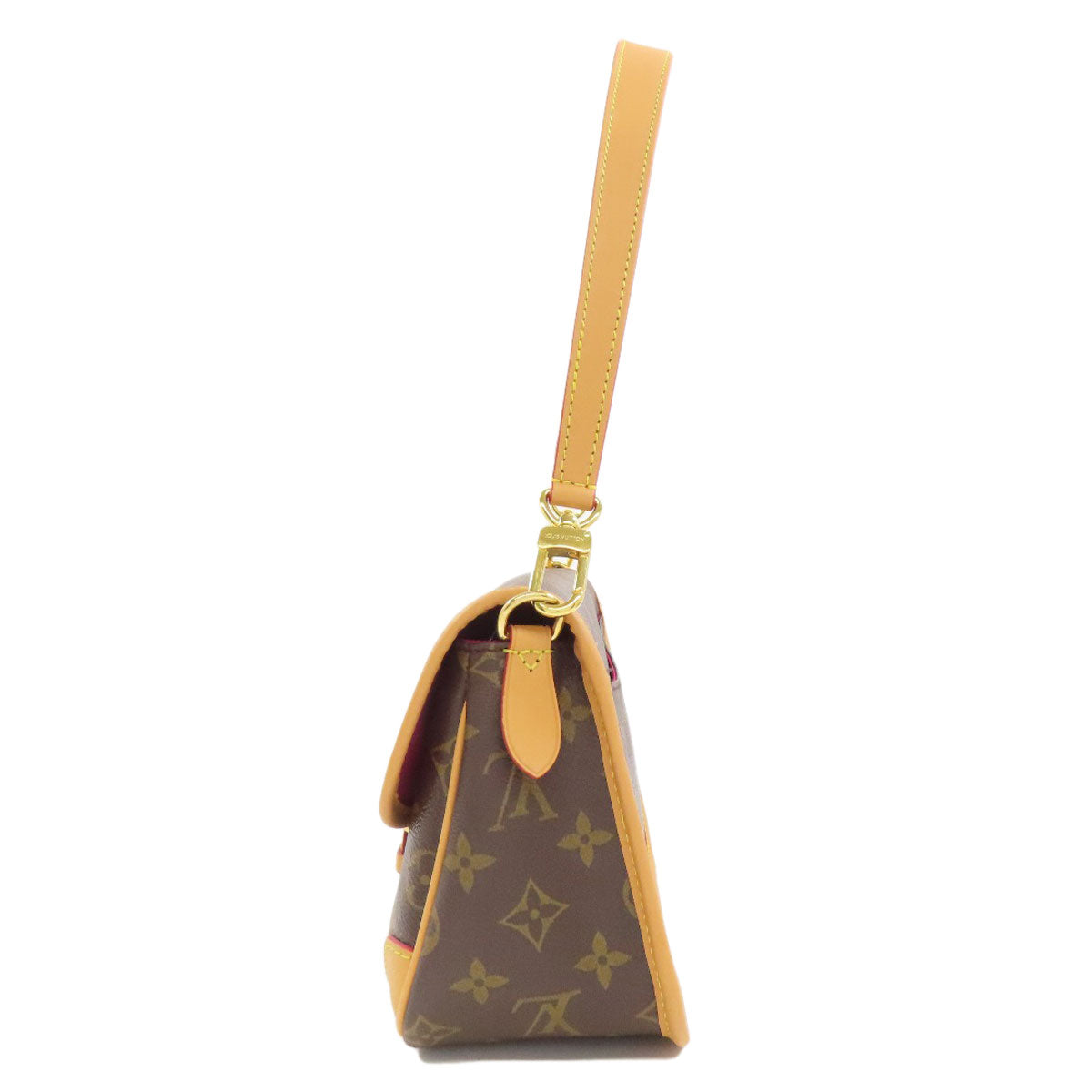 Louis Vuitton Shoulder Bag M46049 Monogram Canvas Brown Diane Nm Pm Women